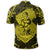 Hawaii Anchor Hibiscus Flower Vintage Polo Shirt Yellow - Polynesian Pride