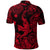 Hawaii Shark Angry Polynesian Polo Shirt Unique Style Red LT8 - Polynesian Pride