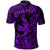 Custom Hawaii Angry Shark Polynesian Polo Shirt Unique Style Purple LT8 - Polynesian Pride
