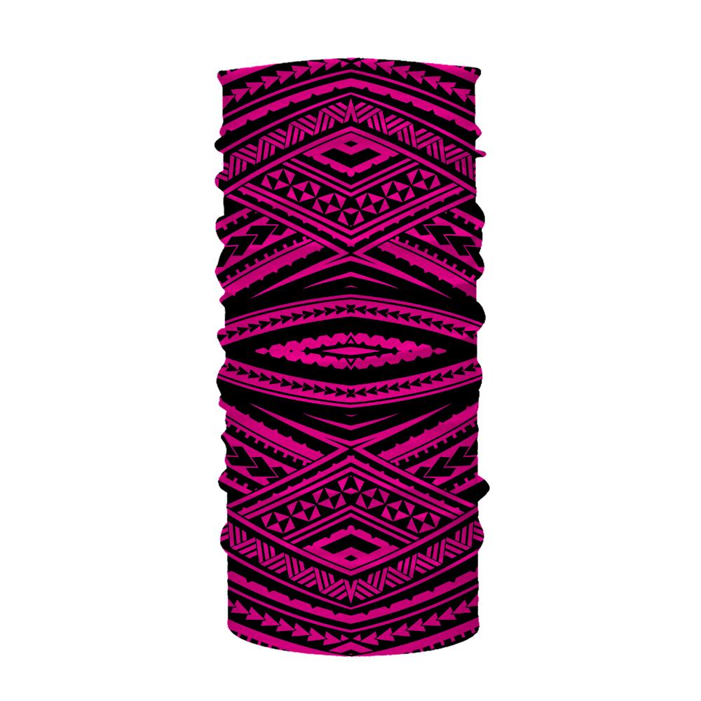 Hawaii Bandana Polynesian Tatau Pink One Size Pink - Polynesian Pride