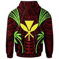 Hawaii Hoodie Blood Runs Through My Veins Style Flag - Polynesian Pride