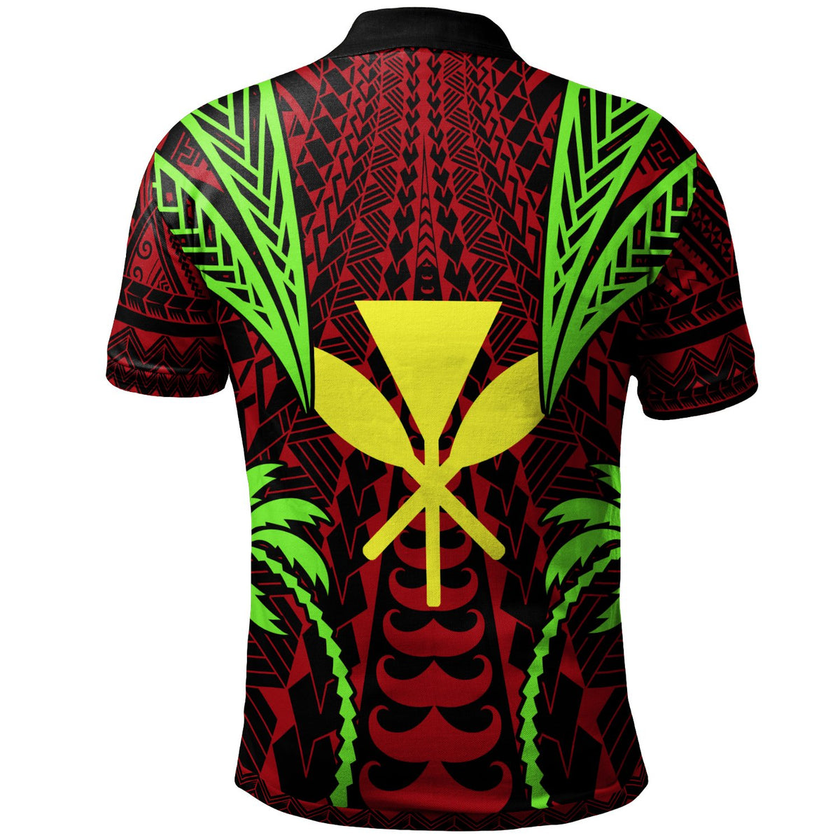Hawaii Polo Shirt Blood Runs Through My Veins Style Flag - Polynesian Pride