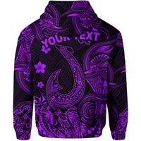 Custom Hawaii Fish Hook Polynesian Hoodie Unique Style Purple LT8 - Polynesian Pride