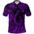 Hawaii Fish Hook Polynesian Polo Shirt Unique Style Purple LT8 - Polynesian Pride