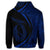 Hawaiian Fish Hook Polynesian Hoodie Circle Style Blue - Polynesian Pride