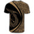 Hawaii Fish Hook Polynesian T Shirt Circle Style Gold - Polynesian Pride