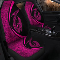 Hawaii Fish Hook Polynesian Car Seat Covers - Circle Style Pink - AH - Polynesian Pride
