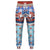 Hawaii Flag Santa Claus Pattern Christmas Jogger Pants - Noel Style - AH Unisex Blue - Polynesian Pride