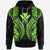 Hawaii Hoodie Polynesian Lion Head Green Style Unisex Green - Polynesian Pride