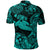 Hawaii Hammer Shark Polynesian Polo Shirt Unique Style Turquoise LT8 - Polynesian Pride