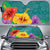 Hawaii Hibiscus More Color Car Sun Shade AH Auto Sun Shade Universal Fit White - Polynesian Pride
