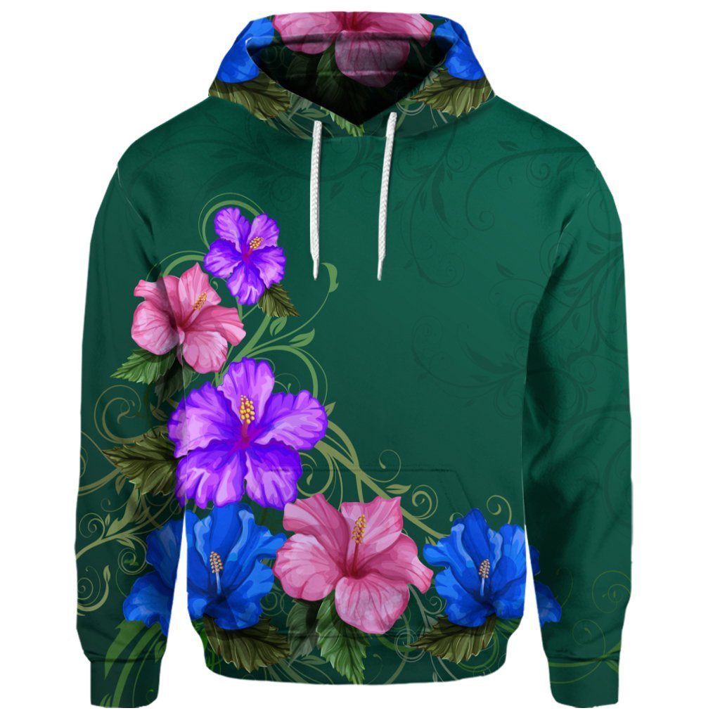 Custom Hawaii Hibiscus Origin Hoodie - Polynesian Pride