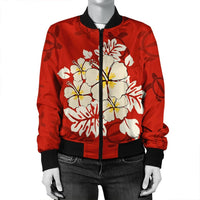 Hawaii Hibiscus Polynesian Bomber Jacket - AH - Polynesian Pride