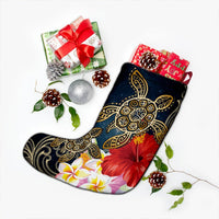 Hawaii Honu Hibiscus Galaxy Christmas Stocking - AH - Polynesian Pride