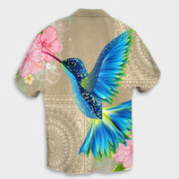 Hawaii Humming Bird Hibiscus Polynesian Hawaiian Shirt - AH - Polynesian Pride