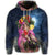 Hawaii Kanaka Colorful Hula Girl Zip Hoodie Dinh Style - Polynesian Pride