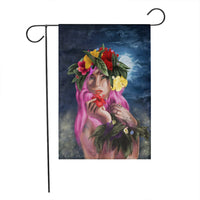 Hawaii Kanaka Colorful Hula Girl Flag - Dinh Style - Polynesian Pride