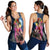 Hawaii Kanaka Colorful Hula Girl Racerback Tank - Dinh Style Black - Polynesian Pride