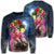 Hawaii Kanaka Colorful Hula Girl Sweatshirt - Dinh Style Unisex Black - Polynesian Pride