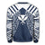 Hawaii Kanaka Football Jersey Polynesian Sweatshirt - Blue - Victor Style - AH - Polynesian Pride