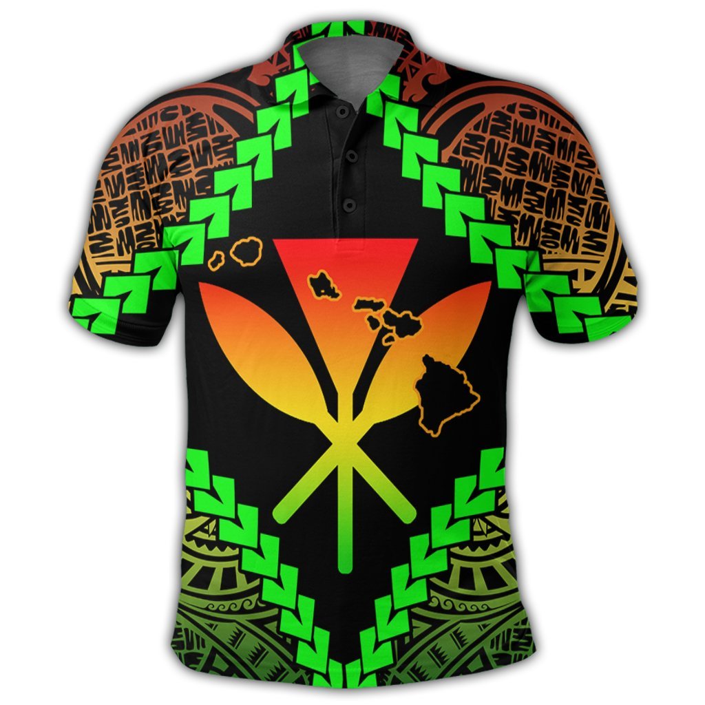 Hawaii Kanaka Kakau Polynesian Polo Shirt - Polynesian Pride