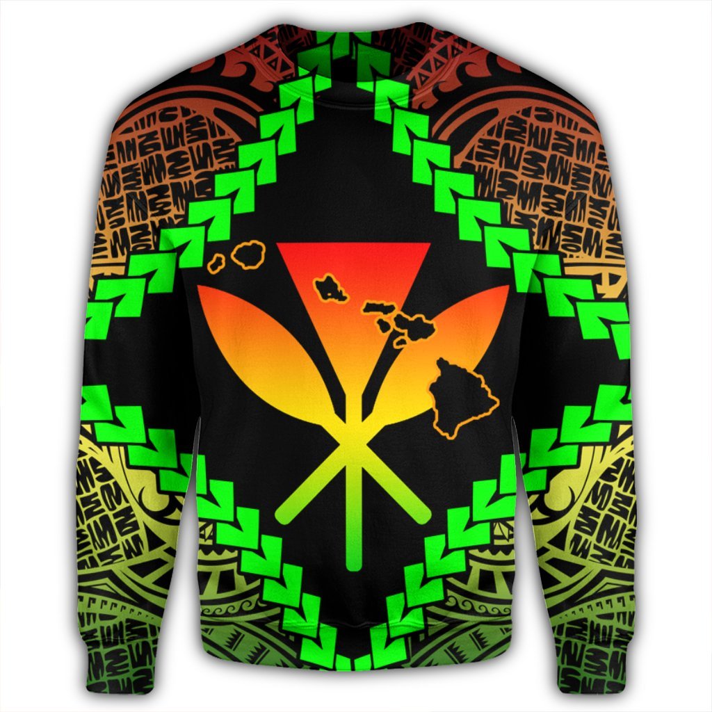 Hawaii Kanaka Kakau Polynesian Sweatshirt - AH - Polynesian Pride