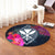 Hawaii Kanaka Polynesian Hibiscus Round Carpet - AH - Polynesian Pride