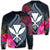 Hawaii Kanaka Polynesian Hibiscus Sweatshirt - AH Unisex Black - Polynesian Pride