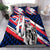 Hawaii King Flag Kanaka Map Polynesian Bedding Set - Won Style - AH Blue - Polynesian Pride