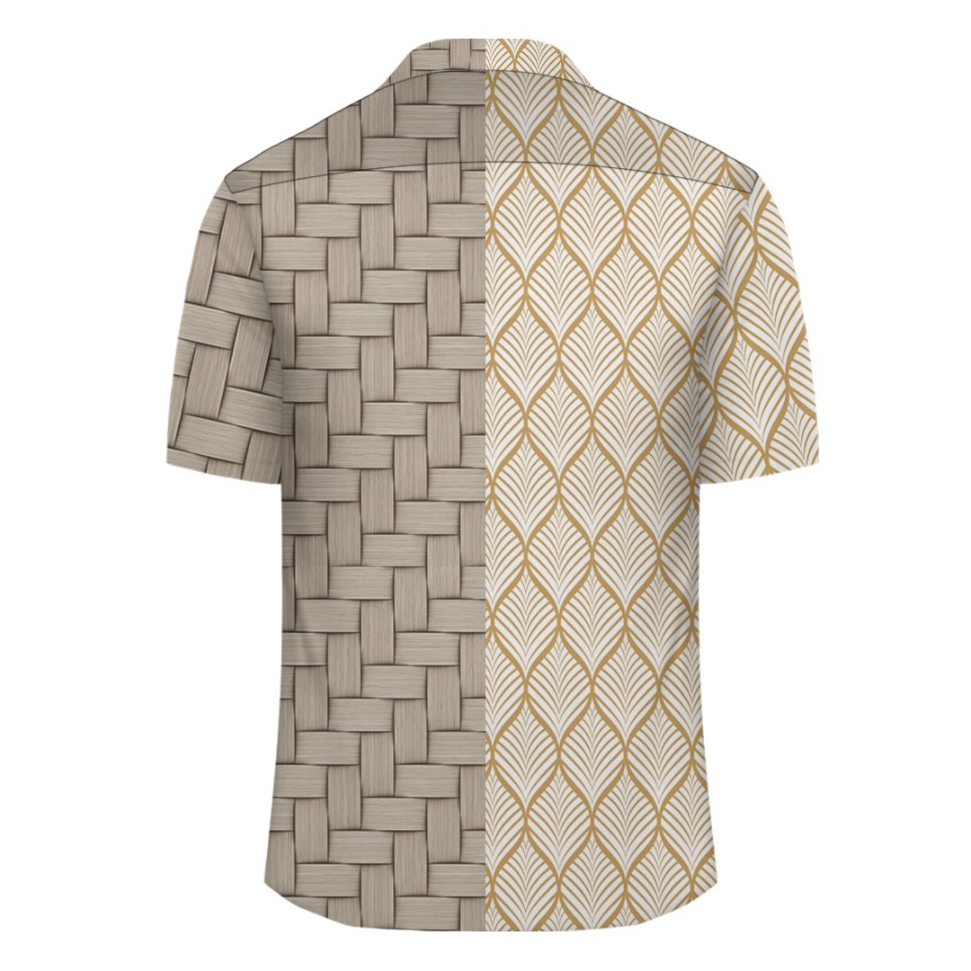 Hawaii Leaves Seamless Pattern Lauhala Moiety Hawaiian Shirt - Polynesian Pride