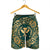 Hawaii Map Classic Floral Men's Shorts Green - AH - Polynesian Pride