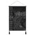 Hawaii Map Kanaka Polynesian Hula Girl Hanging Poster Grey - AH - J5R Hanging Poster Cotton And Linen - Polynesian Pride