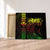 Hawaii Map Kanaka Polynesian Hula Girl Canvas Reggae - AH - J5C Canvas Poly-cotton - Polynesian Pride