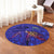 Hawaii Map Kanaka Turtle Round Carpet - Volcano Style - Galaxy - AH - Polynesian Pride
