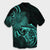 Hawaii Map Turtle Hibiscus Divise Polynesian Hawaiian Shirt Turquoise - AH - Polynesian Pride