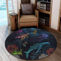 Hawaii Marine Life Sea Round Carpet - AH - Polynesian Pride