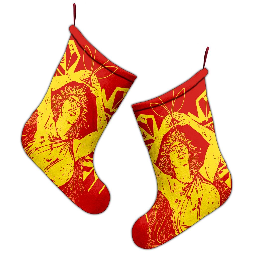 Hawaii Mauna Kea Pele Polynesian Christmas Stocking - AH - Polynesian Pride