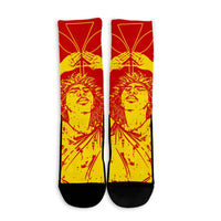 Hawaii Mauna Kea Pele Polynesian Crew Socks - AH - Polynesian Pride