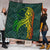 Hawaii Monstera Kalo Hula Girl Kanaka Maoli Premium Quilts - AH - Polynesian Pride