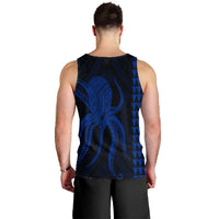 Hawaii Octopus KaKau Polynesian Tank Top - Blue - AH - Polynesian Pride