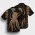 Hawaii Octopus KaKau Polynesian Hawaiian Shirt - Gold - AH - Polynesian Pride