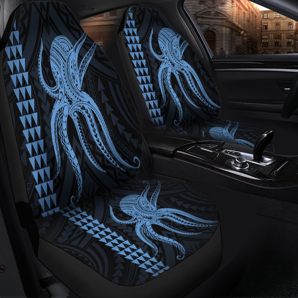 Hawaii Octopus KaKau Polynesian Car Seat Covers - Pastel - AH - Polynesian Pride