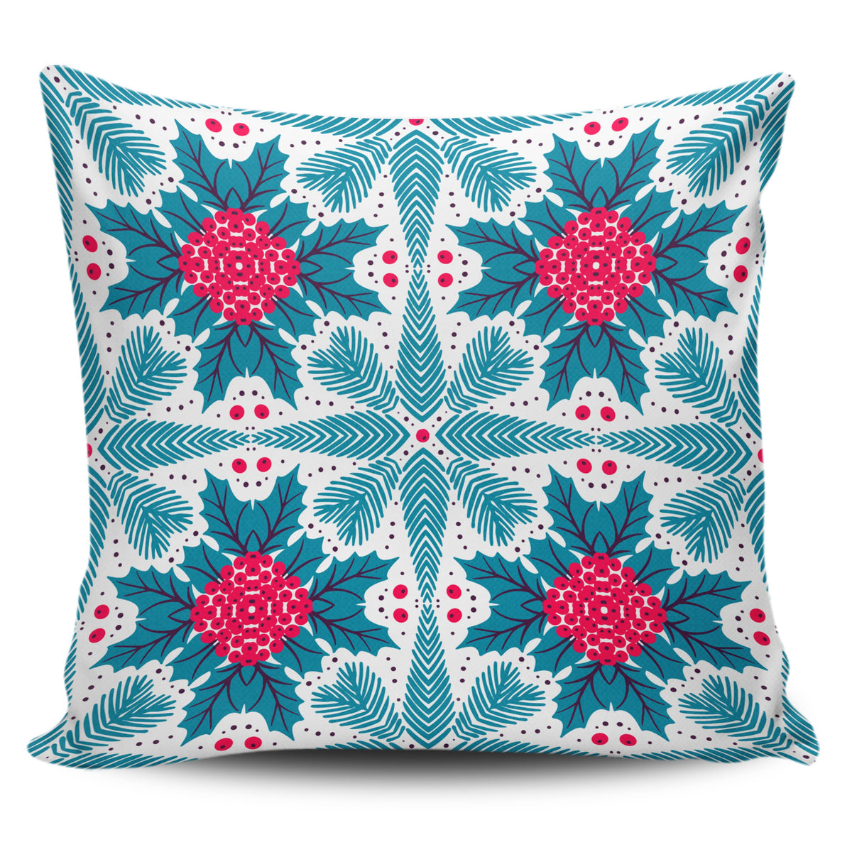 Hawaii Pattern Christmas Tropical Hawaiian Pillow Covers - Zoo Style - AH - Polynesian Pride