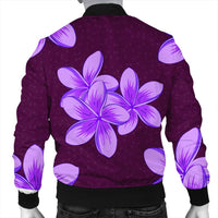 Hawaii Plumeria Simple Bomber Jacket - AH - Polynesian Pride
