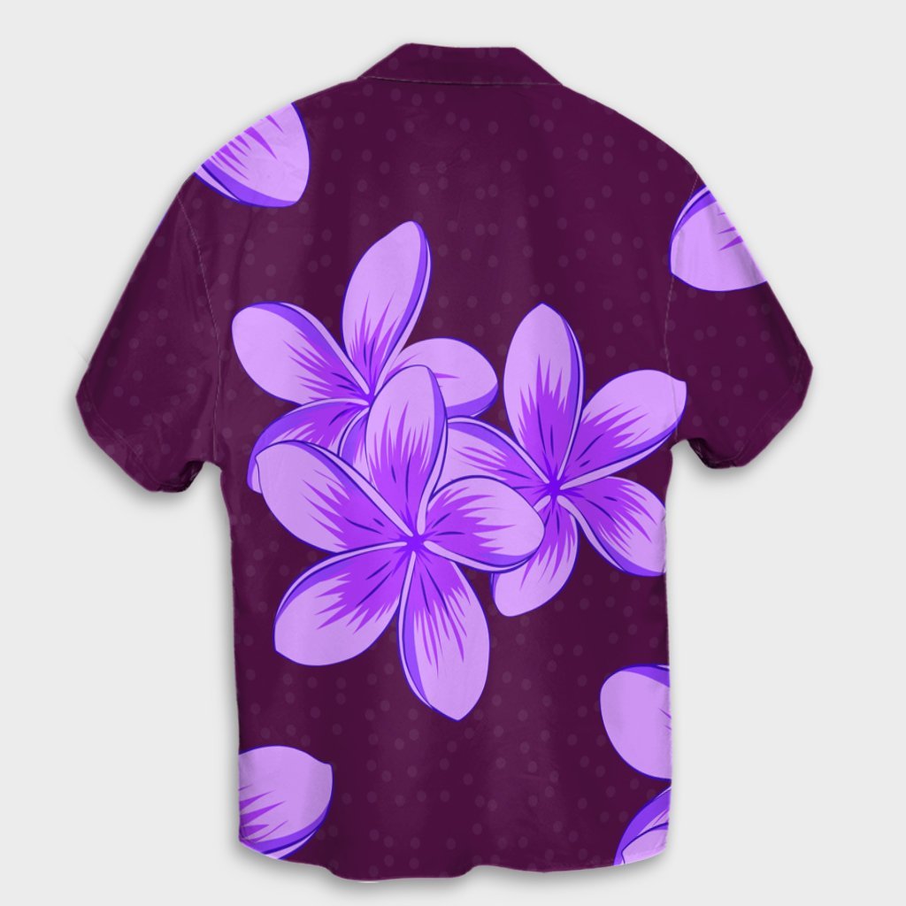 Hawaii Plumeria Simple Hawaiian Shirt - AH - Polynesian Pride