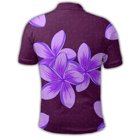 Hawaii Plumeria Simple Polo Shirt - Polynesian Pride