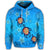 Hawaiian Plumeria Turtle In The Ocean Hoodie John Style - Polynesian Pride