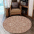 Hawaii Polynesian Culture Round Carpet - AH Round Carpet Luxurious Plush - Polynesian Pride