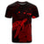 Hawaii Polynesian Hibiscus Turtle Map T Shirt Red - Polynesian Pride