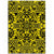Hawaii Polynesian Kakau Turtle Yellow Area Rug - AH Luxurious - Polynesian Pride
